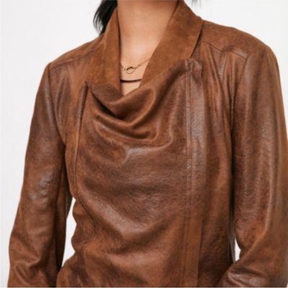 Urban Outfitters Silence + Noise Riley Vegan Leather Jacket - Picture 4 of 9